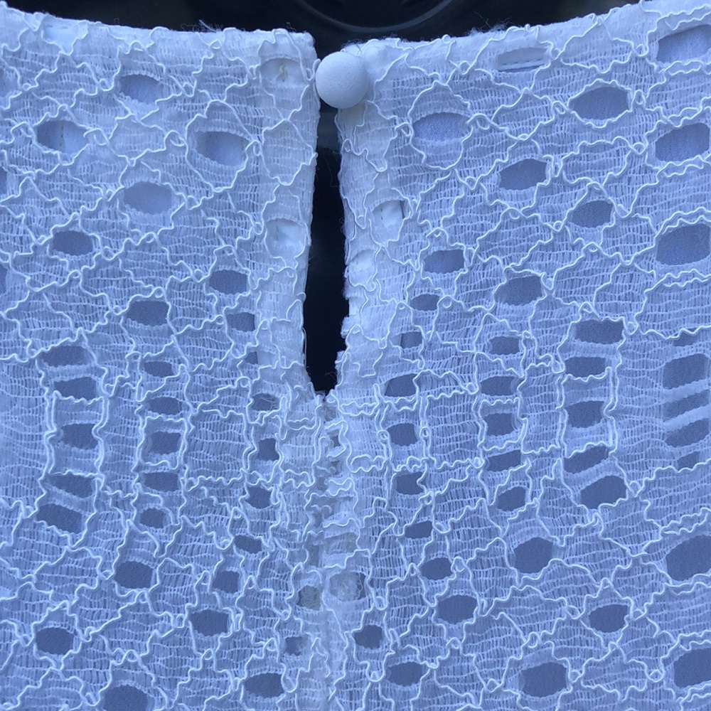 J CREW Eyelet Lace Top-New Without Tags - Picture 5 of 9